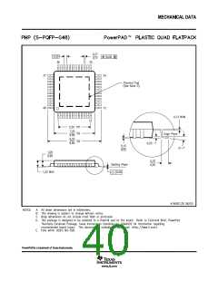 浏览型号TPA3004D2的Datasheet PDF文件第40页