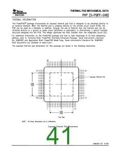 浏览型号TPA3004D2的Datasheet PDF文件第41页