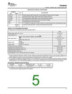 浏览型号TPA3004D2的Datasheet PDF文件第5页