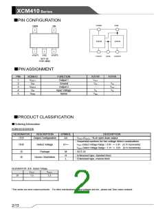 浏览型号XCM410的Datasheet PDF文件第2页