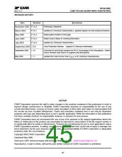 浏览型号XRT16L2552的Datasheet PDF文件第45页