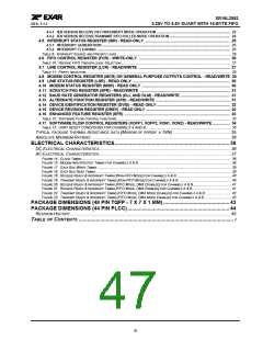 浏览型号XRT16L2552的Datasheet PDF文件第47页