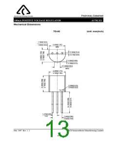 浏览型号AS78L05Z-E1的Datasheet PDF文件第13页