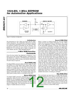 浏览型号DS2431-A1的Datasheet PDF文件第12页