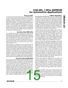 浏览型号DS2431-A1的Datasheet PDF文件第15页