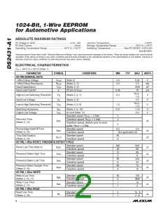 浏览型号DS2431-A1的Datasheet PDF文件第2页