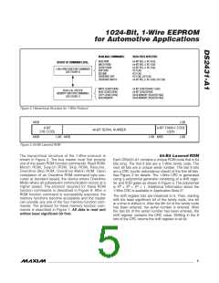 浏览型号DS2431-A1的Datasheet PDF文件第5页