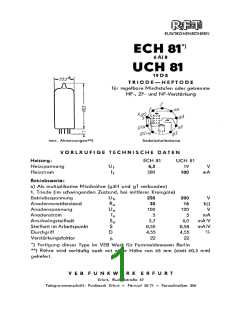 浏览型号ECH81的Datasheet PDF文件第1页
