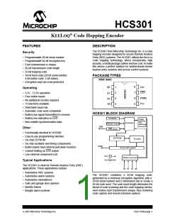 浏览型号HCS301-I/SN的Datasheet PDF文件第1页