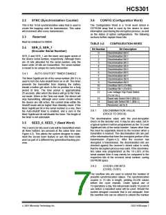 浏览型号HCS301-I/SN的Datasheet PDF文件第7页