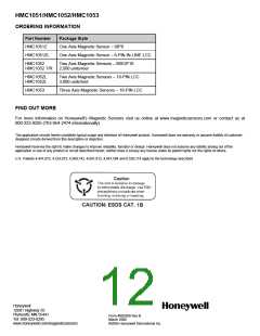 浏览型号HMC1052L-TR的Datasheet PDF文件第12页