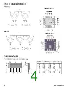 浏览型号HMC1052L-TR的Datasheet PDF文件第4页