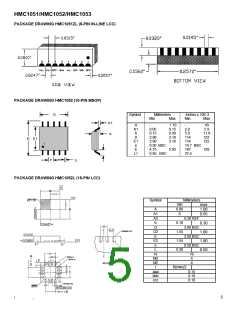 浏览型号HMC1052L-TR的Datasheet PDF文件第5页