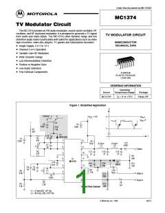 浏览型号MC1374的Datasheet PDF文件第1页
