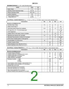 浏览型号MC1374的Datasheet PDF文件第2页