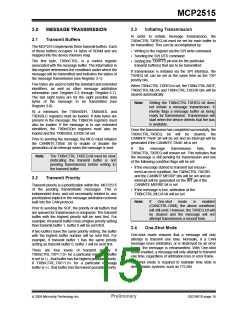 浏览型号MCP2515-I/ST的Datasheet PDF文件第15页