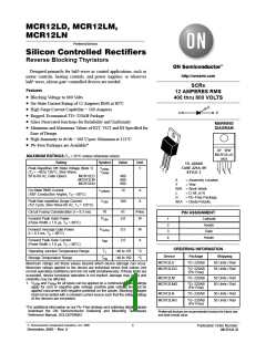 浏览型号MCR12LNG的Datasheet PDF文件第1页