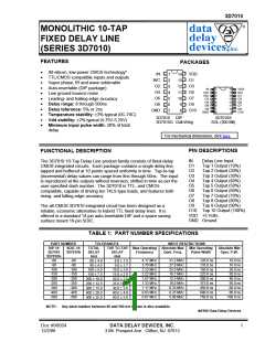 浏览型号3D7010S-400的Datasheet PDF文件第1页