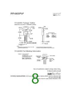 浏览型号IRF4905PBF的Datasheet PDF文件第8页