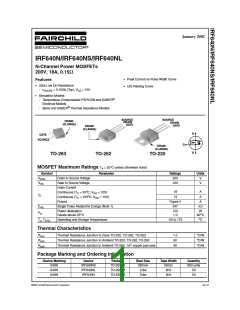 浏览型号IRF640N的Datasheet PDF文件第1页