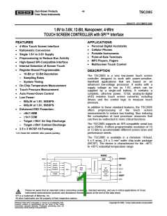 浏览型号TSC2005的Datasheet PDF文件第1页
