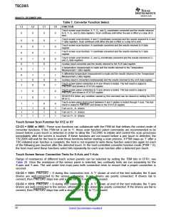 浏览型号TSC2005的Datasheet PDF文件第20页