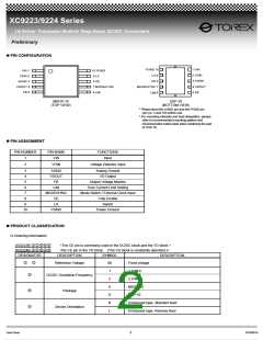 浏览型号XC9223B082DR的Datasheet PDF文件第2页