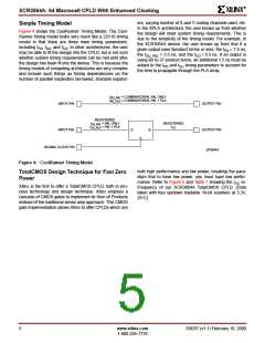 浏览型号XCR3064A-12VQ100C的Datasheet PDF文件第5页