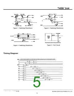 浏览型号74HC164的Datasheet PDF文件第5页