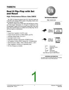 浏览型号74HC74的Datasheet PDF文件第1页