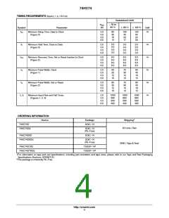 浏览型号74HC74的Datasheet PDF文件第4页