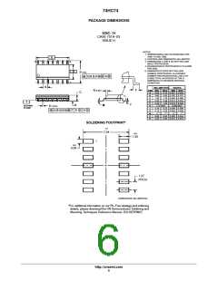 浏览型号74HC74的Datasheet PDF文件第6页