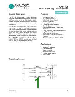 浏览型号AAT1121IES-0.6-T1的Datasheet PDF文件第1页