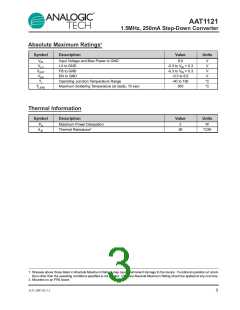 浏览型号AAT1121IES-0.6-T1的Datasheet PDF文件第3页