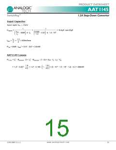 浏览型号AAT1145IDE-1.8-T1的Datasheet PDF文件第15页