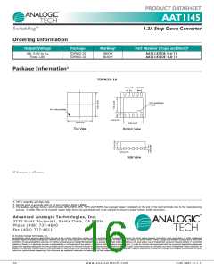浏览型号AAT1145IDE-1.8-T1的Datasheet PDF文件第16页