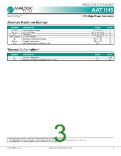 浏览型号AAT1145IDE-1.8-T1的Datasheet PDF文件第3页