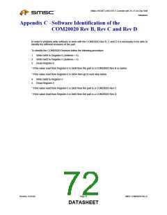 浏览型号COM20020I-DZD的Datasheet PDF文件第72页