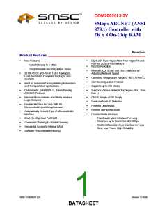 浏览型号COM20020I3V-HT的Datasheet PDF文件第1页