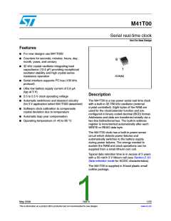 浏览型号M41T00M6F的Datasheet PDF文件第1页