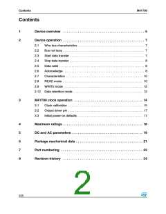 浏览型号M41T00M6F的Datasheet PDF文件第2页