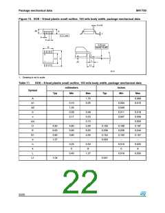 浏览型号M41T00M6F的Datasheet PDF文件第22页