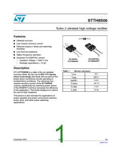 浏览型号STTH8S06D的Datasheet PDF文件第1页