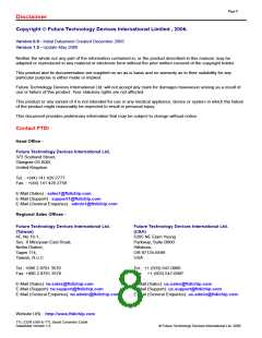 浏览型号TTL-232R的Datasheet PDF文件第8页
