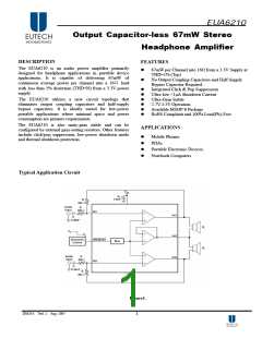 浏览型号EUA6210的Datasheet PDF文件第1页