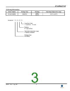 浏览型号EUA6210MIR1的Datasheet PDF文件第3页