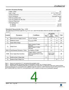 浏览型号EUA6210的Datasheet PDF文件第4页