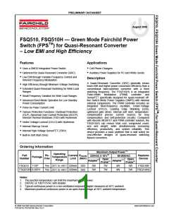 浏览型号FSQ510的Datasheet PDF文件第1页