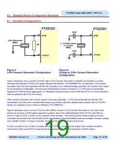 浏览型号FT2232C_04的Datasheet PDF文件第19页