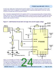 浏览型号FT2232C_04的Datasheet PDF文件第24页